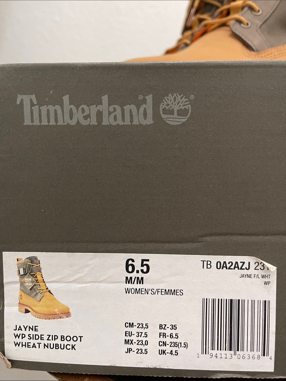 Timberland Jayne Wheat Nubuck Rugged Boots - Picture 2 of 9